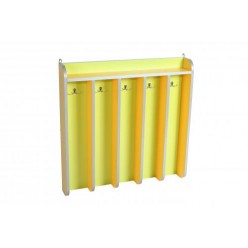 Towel rack for 5 hooks